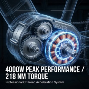 <span class=keywords><strong>Moto</strong></span> tout-terrain électrique 60V 4000W haute puissance avec suspension intégrale et frein hydraulique pour adultes et jeunes - Product Image 6