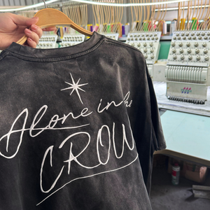 Venta al por mayor 275G 100% algodón impresión de gran tamaño camiseta en blanco lavado ácido hombro caído ropa de calle hombres fabricantes - Product Image 1