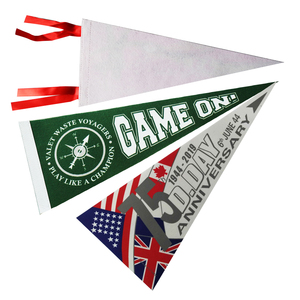 <strong>Custom</strong> Felt Triangle Pennant <strong>Flags</strong> Triangle Wool Felt Pennants Felt Pennant <strong>String</strong> <strong>Flags</strong> - Product Image 1