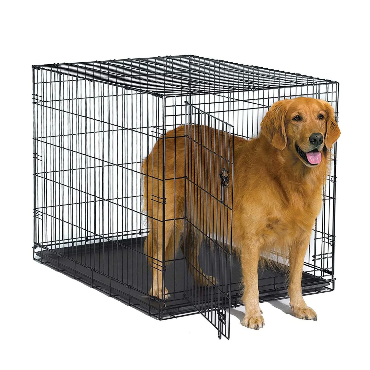 42'' Wire Mesh Fencing Dog Kennel Manufacturers Good Quality Stainless Steel Foldable Dog House