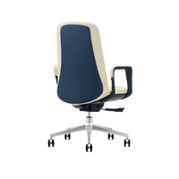 Chaise de bureau réglable en hauteur, chaise de direction luxueuse et contemporaine en cuir, chaise de patron