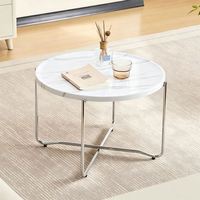 Table basse minimaliste moderne de style italien pour petits espaces et appartements en MDF