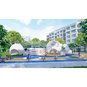 Tiger Tower Playground Outdoor Metal <strong>Slide</strong> <strong>for</strong> 5-12 <strong>Year</strong> <strong>Olds</strong> Commercial Use High Quality Adventure Play Structure Fun Equipment - Product Image 4