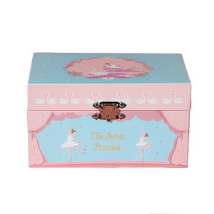 ईयू हॉट सेल फैक्टरी थोक कॉकरोम बॉलेरीना ने जन्मदिन उपहार के लिए संगीत गहने बॉक्स हाथ क्रैंक संगीत गहने बॉक्स - Product Image 2