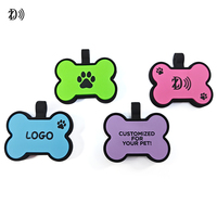 Langlebiger Silikon NFC QR-Code Pet Dog ID Tag