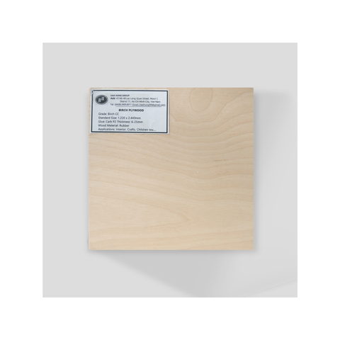 High Quality Reusable CC Grade E0 Formaldehyde Emission Vietnam Factory Made Birch Plywood with Smooth Surface 6-8 Times Reused