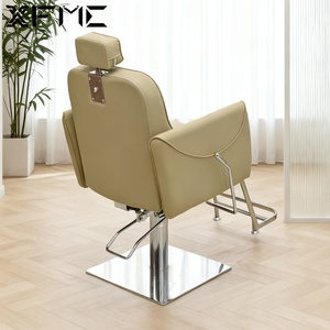 Xfmc sang trọng tạo kiểu tóc ghế Chaise de coiffure có thể điều chỉnh ngả làm tóc Salon ghế vuông cơ sở cho nhà tạo mẫu tóc - Product Image 3