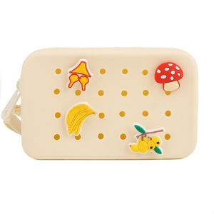 Gran oferta, Diy forma personalizada, diseñador de viaje, tarjetero rectangular, bolsa de almacenamiento, billetera bonita de silicona, monedero para niños y niñas - Product Image 4