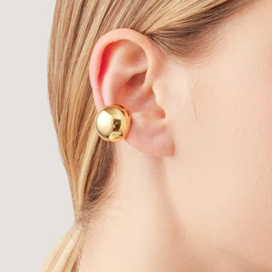 CANNER Pendientes de Oreja de Moda Sin Perforación, Chapados en Oro de 18K, Gruesos, de Plata S925, Tipo Clip, Joyería para Mujer - Product Image 3