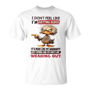 No me parece que esté envejeciendo, camiseta con estampado de garantía vencida, unisex para adultos, color blanco - Product Image 1