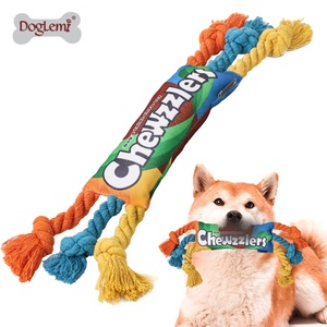 Venta caliente Ecológico Juguetes de lujo para perros Indestructible Squeaky Candy Plush Bite Pillow para masticadores agresivos y Playtime - Product Image 3