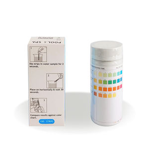 <span class=keywords><strong>Kit</strong></span> de bandelettes de test d'eau portable 4 en 1 pour la piscine d'aquarium d'alcalinité totale de chlore de dureté - Product Image 3