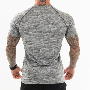 เสื้อ5% สแปนเด็กซ์อีลาสเทนสำหรับผู้ชายเสื้อทรงสลิมฟิตผ้าคอตตอน95% เสื้อถักแบบธรรมดาธรรมดาธรรมดา - Product Image 6