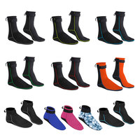 Chaussettes de plongée imperméables hautement respirantes et à séchage rapide pour les activités nautiques