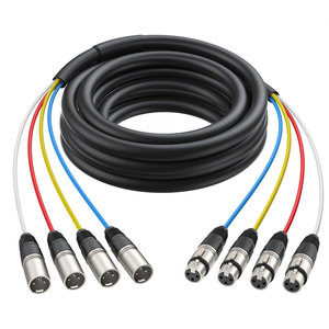 Cable Snake XLR de 4 y 8 Canales de Alta Resistencia para Eventos en Vivo, Alquiler de Equipos de Sonido y Configuración Rápida de Escenarios - Product Image 2