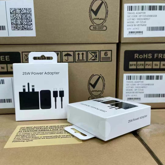 45W Fast Charger+5A Cable UK EU US Plug USB Type C Super Fast Charging Adapter Mobile Phone S25 S21 PD Charger for samsung
