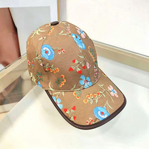 Gorras de Diseñador, Marca Popular 2026, Gorra de Béisbol de Moda, Gorras de Lujo Unisex con Estampado Floral, Gorra Deportiva Común de Lona - Product Image 1