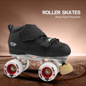 Personalizado de cuero 4 ruedas Roller-Skate zapatos de arranque <span class=keywords><strong>Quad</strong></span> patines para adolescentes niños niño niña Niño de las mujeres de los hombres adultos - Product Image 6