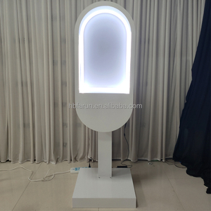 FURUN <strong>Wedding</strong> Phone Booth with LED Light Beige Audio <strong>Guestbook</strong> Stand White Telephone Booth <strong>for</strong> <strong>Wedding</strong> Decoration - Product Image 6