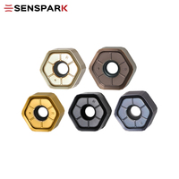 Plaquette de fraisage à alimentation rapide HNMG0906ANSN-UM à 12 dents pour usinage frontal intensif CNC SENSPARK