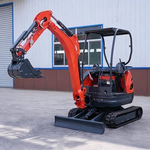 Mini-excavatrice sur chenilles de 1,5 tonne avec système hydraulique CE, bras long et chenilles en acier, livraison gratuite, norme Euro 5 EPA - Product Image 3