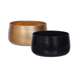 Best Selling <b>Planters</b> with Round Shaped Metal Crafted Polish Finished <b>Planters</b> For Home & <b>Garden</b> Uses By Exporters - Product Image 1