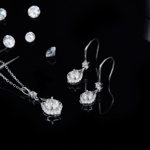 Collier en argent 925 personnalisé avec rubis et saphir Moissanite à prix avantageux Messi Jewelry JS030 - Product Image 6