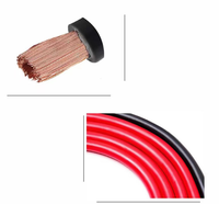 Hot Sale Hochspannung batterie M6/M8 Ring klemmen Ladekabel Schwarz Rot Kabel 16 mm2 25 mm2 50 mm2