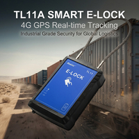 Serrure GPS de sécurité pour marchandises sans clé 4G IoT avec RFID, BLE et intégration API Cloud