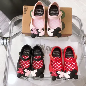 Yaz çocuk ayakkabı marka yürümeye başlayan kız sandalet ortopedik spor bebek kız PVC sandalet ayakkabı
