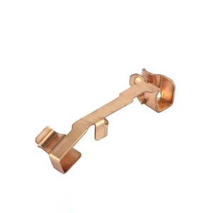 Terminal de Contacto de Cobre Estampado de Precisión, Resorte de Bronce Fosforoso, Piezas Eléctricas Personalizadas Estampadas, Machinadas para Conectores de Alimentación - Product Image 1