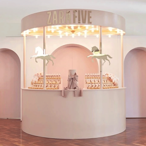 Cabina de Fotos Redonda de Metal Personalizada para Exteriores, Cabina de Fotos para Bodas, Cabina de Besos para Propuestas de Matrimonio - Product Image 4