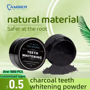 Polvere sbiancante per denti di vendita a caldo in polvere sbiancante per denti naturali menta attiva carbone nero denti sbiancamento in polvere - Product Image 5