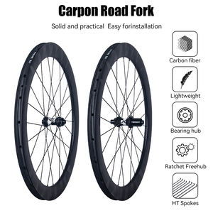 Juego de Ruedas de Bicicleta de Carretera con Freno de Disco y Buje de Trinquete de Fibra de Carbono de 55 mm, Recomendado para Ciclistas Profesionales - Product Image 4