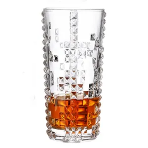 merkur-gläser zum trinken diamant whiskey glas neu geformte saft-tasse glas bierbecher highball-glas für pub