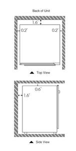 แผ่นไม้บีชเก็บความเย็น33ขวดตู้แช่ไวน์ในตู้เย็น - Product Image 3