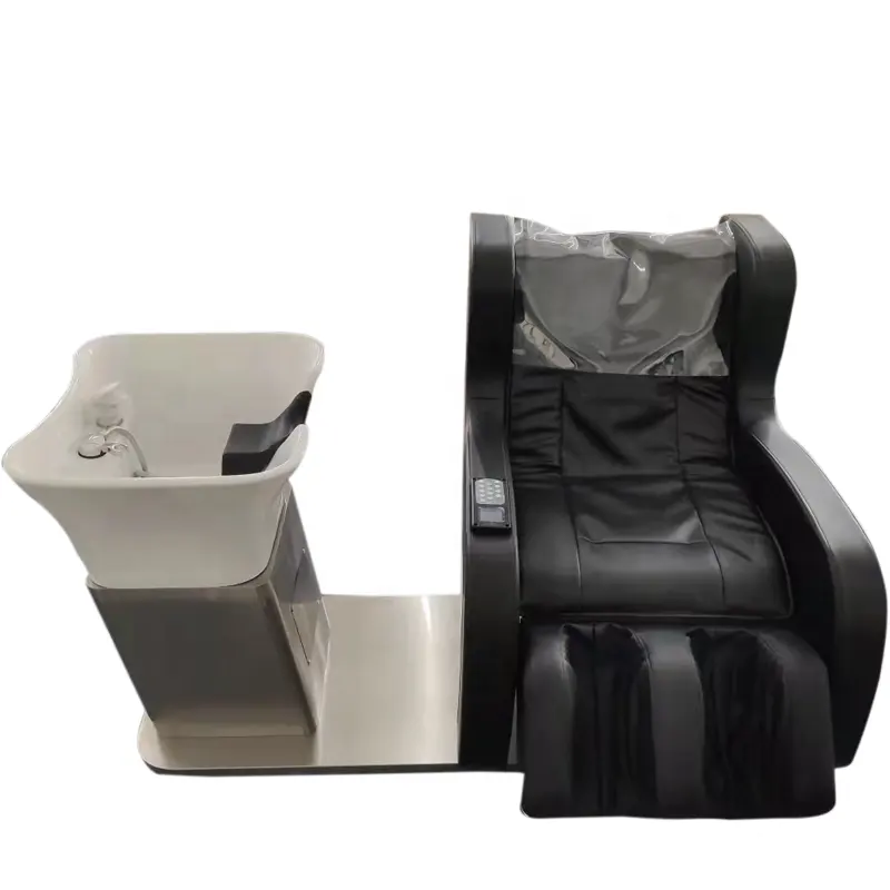 High quality hair spa washing shampoo massage chair with footrest and salon massage bed-Beauty SPA Equipment Hair Salon spa