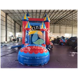 Château gonflable Carnival Castle avec toboggan, château de saut pour enfants avec design multi-tours pour les événements festifs et les jeux - Product Image 3