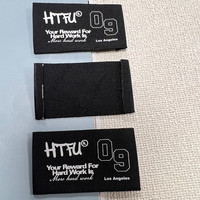 Logo de mode personnalisé 3d en Silicone gaufré, étiquettes tissées pour vêtements, étiquette de lavage de luxe, étiquette de cou pour vêtements personnalisés 500 pièces