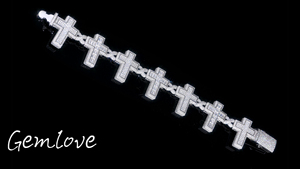 Erkek lüks ince iç içe yüzük in 9K/14K/18K altın ile Lab yetiştirilen Diamonds buzlu Out Hip Hop tarzı özel mektup küba yüzükler - Product Image 5