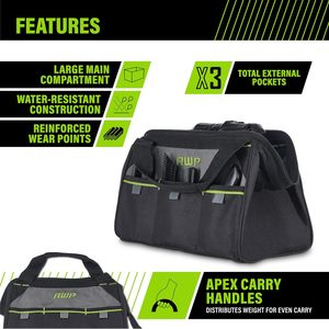 Free sample Oxford Cloth Garden Tool Bag Electrician,Custom Logo Waterproof Electrician Tool Bag Heavy Duty Toolbag - Product Image 6