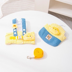 Conjunto de Arnés de Mezclilla de Lujo para Perros, Modelo 2026, con Lindo Sombrero para el Sol y Correa para Paseos al Aire Libre - Product Image 2