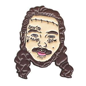 Design unique de dessin animé métal artisanat joueur Hip Hop broche insigne broches <span class=keywords><strong>rappeur</strong></span> personnalisé émail dur broche - Product Image 4