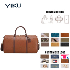 Bolsa de Viaje Deportiva de Gran Capacidad, Duradera, a la Moda, Impermeable, de Cuero PU con Cierre de Cremallera, para Gimnasio y Actividades al Aire Libre, de YIKU Custom <span class=keywords><strong>Factory</strong></span> - Product Image 2