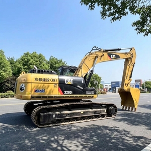 Excavadora de cadenas usada Cat 329D2, excavadora original de Japón en stock, 324D2 330D2 para trabajos de movimiento de tierras pesadas en la construcción - Product Image 1