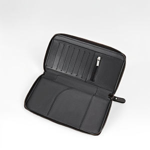 Portadocumenti da Viaggio Vintage in Pelle PU con Protezione RFID, Portafoglio Organizzatore per Viaggi - Product Image 1