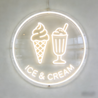 Logo d'entreprise personnalisé rétroéclairé pour intérieur, enseigne lumineuse en acrylique 3D LED néon avec transformateur pour montage mural intérieur/extérieur