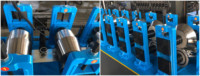 Machine de formage de bordure de toiture en métal, machine de fabrication de garnitures de corniche, ligne automatique