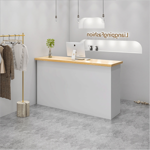 Mostrador de Recepción Compacto y Práctico para Tienda de Ropa Moderna, Bar, Salón de Belleza Pequeño, Mostrador de Caja Simple - Product Image 1