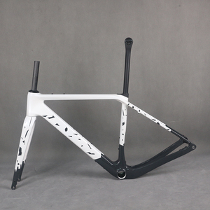 Carbon <b>Frame</b> Disc Gravel Bike Full Hidden Cable Part Carbon Fiber T1000 T4 700X50C Frameset YS775-1+PT432C GR048 - Product Image 1
